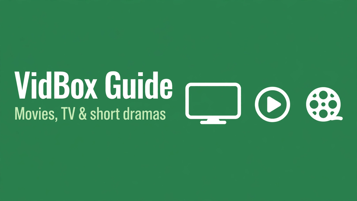 Vidbox, Movies, TV, Short Dramas, Website/App APK Hero Image